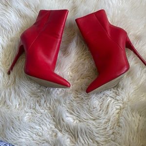 Red Stiletto Boots